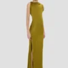 Robe Carla couleur mousse Robe Carla couleur mousse