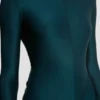 Robe à découpes bleu canard foncé