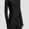 Robe à découpes en noir Robe à découpes en noir