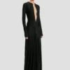 Robe à découpes en noir Robe à découpes en noir