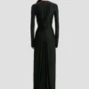 Robe à découpes en noir Robe à découpes en noir