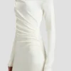 Robe dos nu couleur ivoire