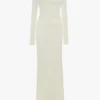 Robe dos nu couleur ivoire