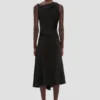 Robe en dentelle noire