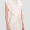 Robe midi Aria en ivoire Robe midi Aria en ivoire