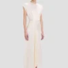 Robe midi Aria en ivoire Robe midi Aria en ivoire