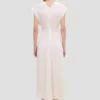 Robe midi Aria en ivoire Robe midi Aria en ivoire