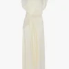 Robe midi Aria en ivoire Robe midi Aria en ivoire