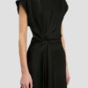 Robe midi Aria en noir