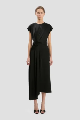 Robe midi Aria en noir