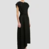 Robe midi Aria en noir