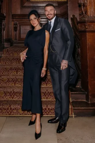 Robe midi Bela couleur nuit
