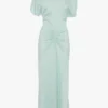 Robe midi Bela en aigue-marine