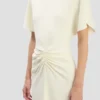 Robe midi Bela en ivoire vif Robe midi Bela en ivoire vif