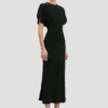 Robe midi Bela en noir