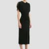 Robe midi Bela en noir