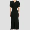 Robe midi Bela en noir