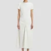 Robe midi Blaire en ivoire Robe midi Blaire en ivoire
