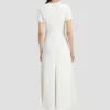 Robe midi Blaire en ivoire Robe midi Blaire en ivoire