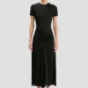 Robe midi Blaire en noir