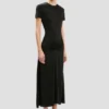 Robe midi Blaire en noir