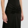Robe midi Blaire en noir