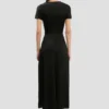 Robe midi Blaire en noir