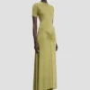 Robe midi Blaire en vert verdet Robe midi Blaire en vert verdet