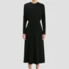 Robe midi Dolman en noir