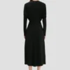 Robe midi Dolman en noir