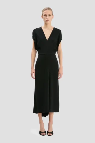 Robe midi Edith en noir