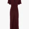 Robe midi Eve en bordeaux Robe midi Eve en bordeaux