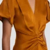 Robe midi Eve en bronze Robe midi Eve en bronze