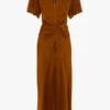 Robe midi Eve en bronze Robe midi Eve en bronze