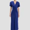 Robe midi Eve en indigo vif Robe midi Eve en indigo vif