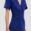 Robe midi Eve en indigo vif Robe midi Eve en indigo vif