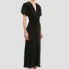 Robe midi Eve en noir Robe midi Eve en noir