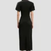 Robe midi Eve en noir Robe midi Eve en noir