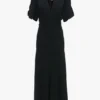 Robe midi Eve en noir Robe midi Eve en noir