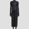 Robe midi Frances en bleu marine Robe midi Frances en bleu marine
