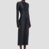 Robe midi Frances en bleu marine Robe midi Frances en bleu marine
