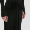 Robe midi Frances en noir Robe midi Frances en noir