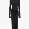 Robe midi Frances en noir Robe midi Frances en noir