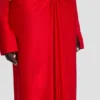Robe midi Frances en rouge cardinal Robe midi Frances en rouge cardinal