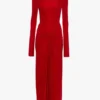 Robe midi Frances en rouge cardinal Robe midi Frances en rouge cardinal