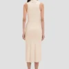 Robe midi Mira couleur grès Robe midi Mira couleur grès