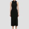 Robe midi Mira en noir Robe midi Mira en noir
