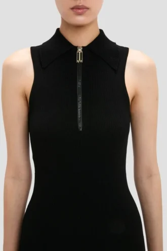 Robe midi Mira en noir