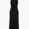 Robe midi Mira en noir Robe midi Mira en noir