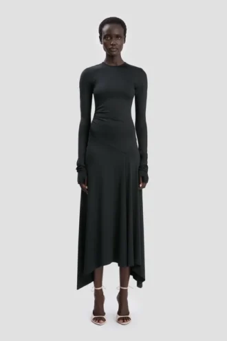 Robe midi noire